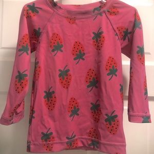 Toddler girl swim rash guard and matching bottom!